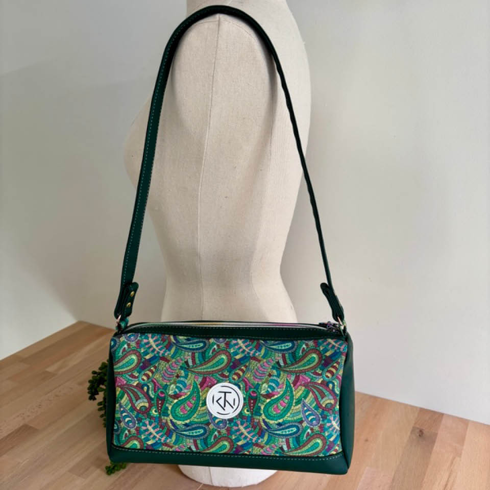 Mini Duffle - Green Rainbow