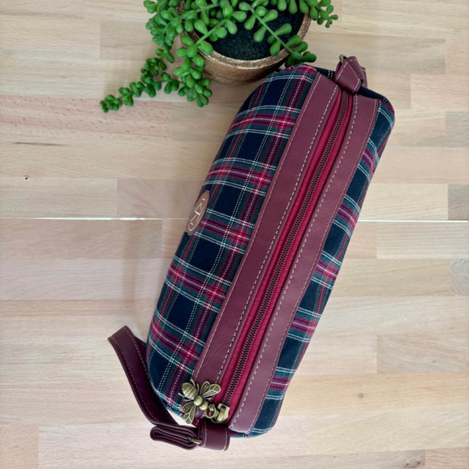 Mini Duffle - All over Red Tartan